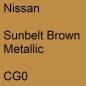 Preview: Nissan, Sunbelt Brown Metallic, CG0.